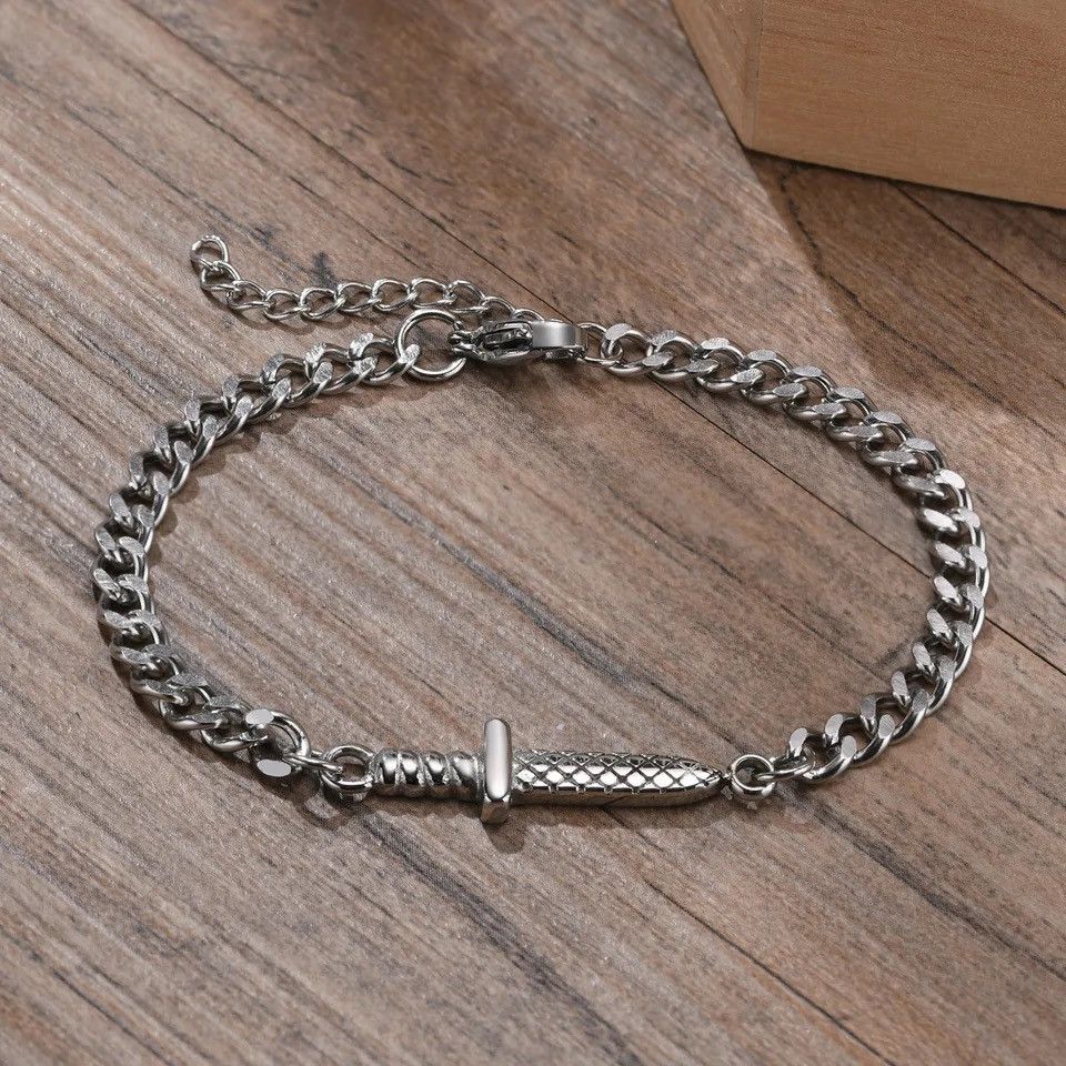 Jewelry Sword Chain Dagger Bracelets Size ONE SIZE - 4 Thumbnail