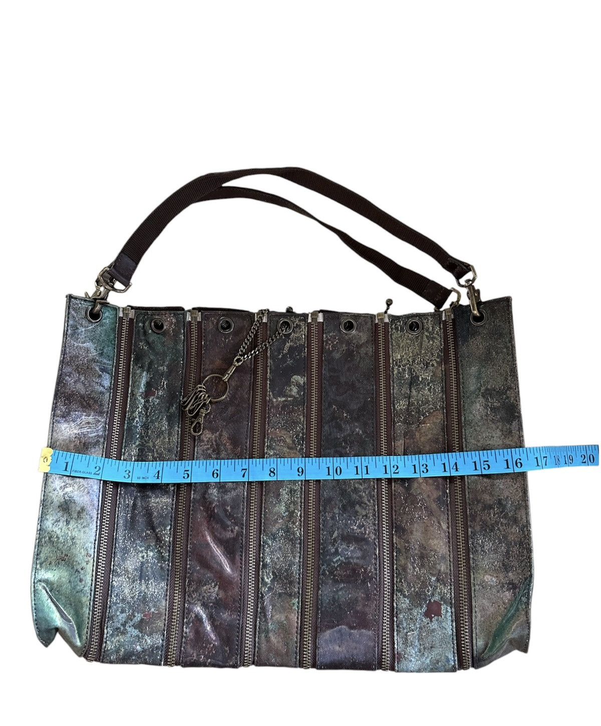 Jean Paul Gaultier Jean Paul Gaultier - FW95 "Cyber" Holographic Multi Zip Bag Size ONE SIZE - 13 Thumbnail