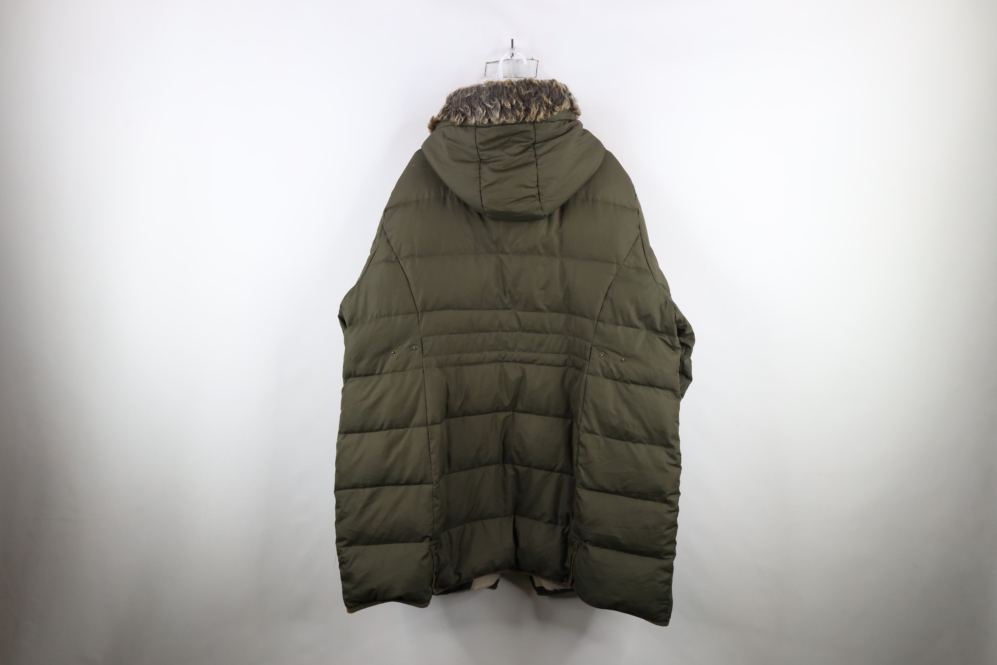 Ralph Lauren × Vintage Vintage 90s Ralph Lauren Fur Trim Down Hooded Puffer Jacket Size 3XL / US 20-22 - 14 Thumbnail