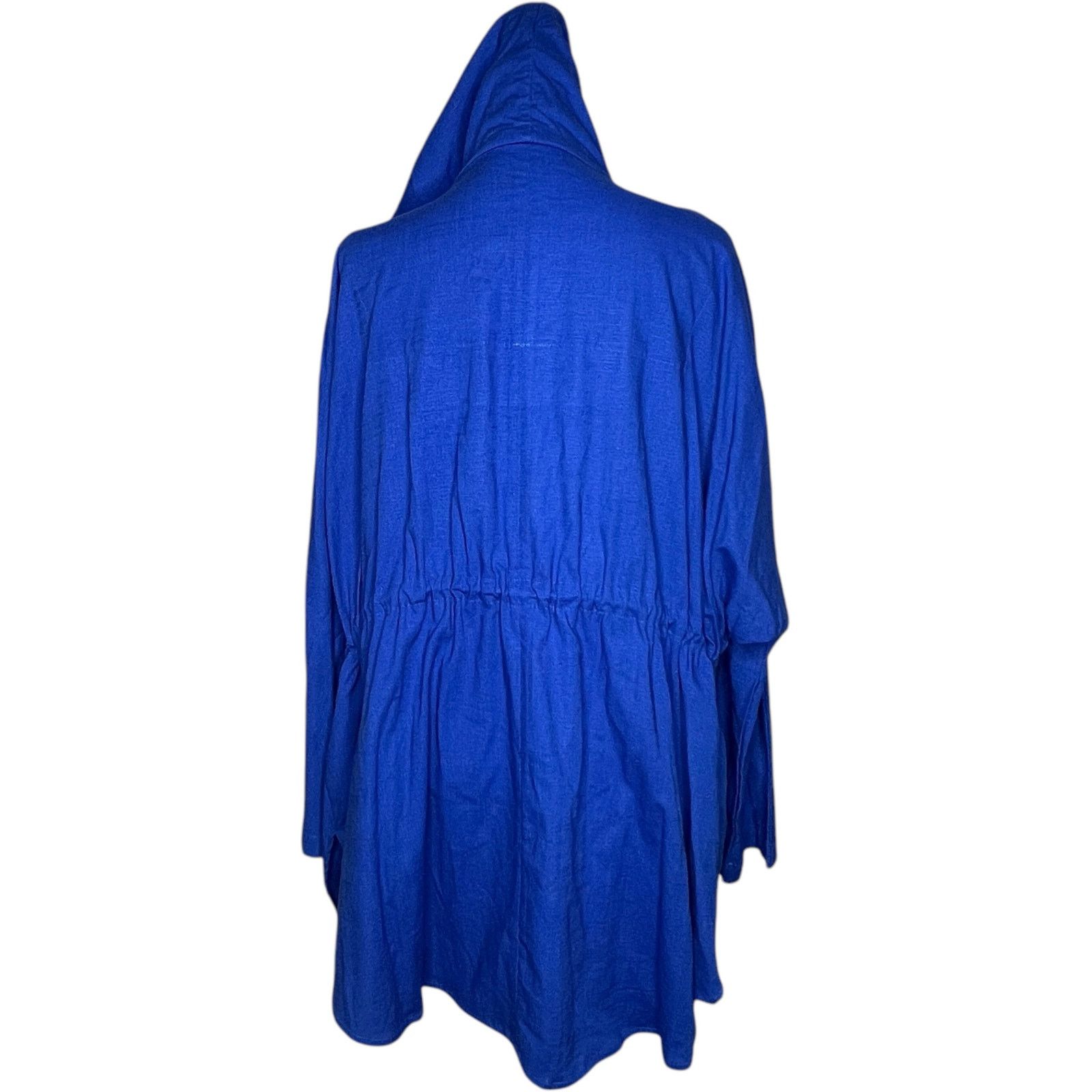 Other Gemma Oversized Linen Cargo Hooded Jacket Coat Size S / US 4 / IT 40 - 7 Thumbnail