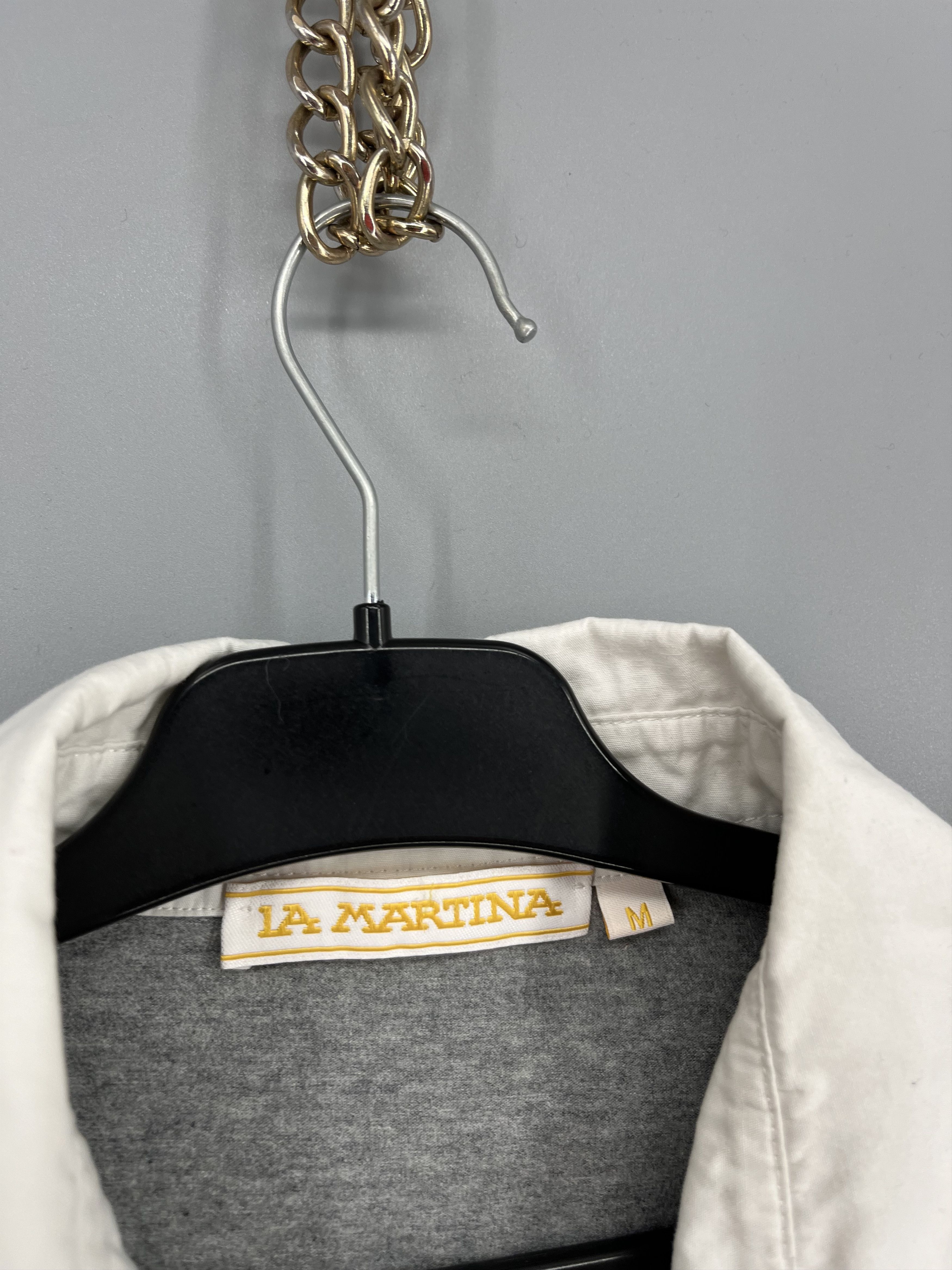 La Martina VTG La Martina Saddlery Gray Long Sleeve Polo Shirt Size M Size M / US 6-8 / IT 42-44 - 6 Thumbnail