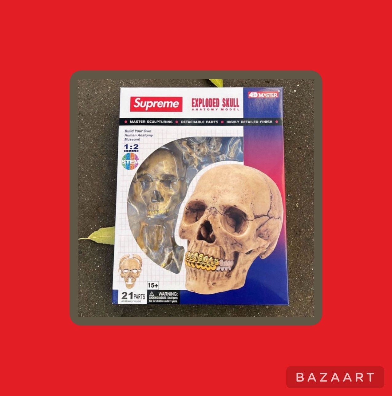 オンライン特販 シュプリーム Supreme 4D Model Human Skull - フィギュア