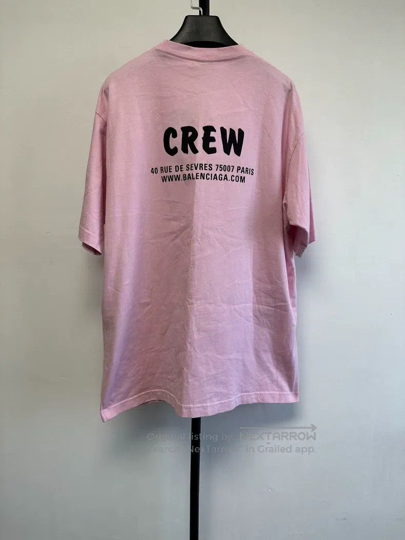 Balenciaga Balenciaga Crew Letter Print Short Sleeve Size US XS / EU 42 / 0 - 2 Thumbnail