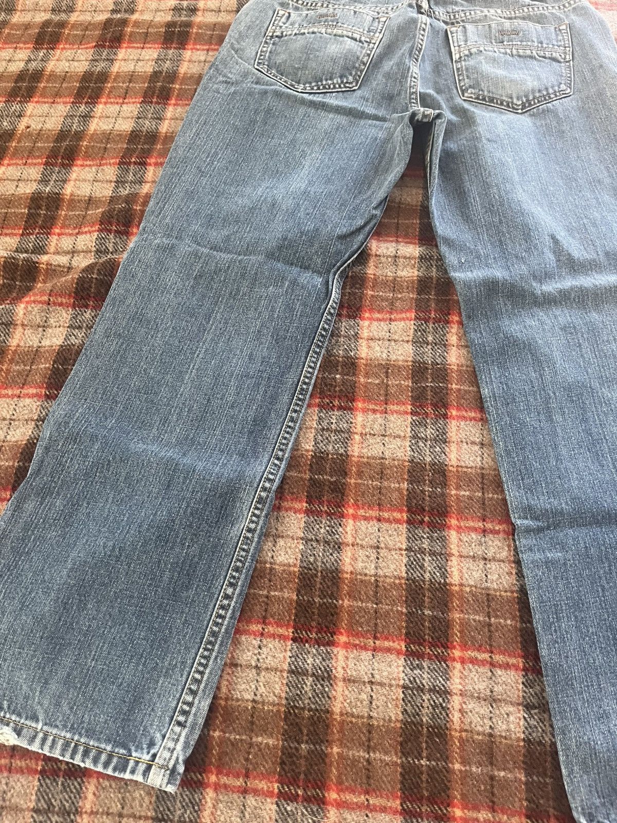 Rsq Vintage 2000’s Skater Grunge Destressed RSQ Y2K Denim Jeans Size US 32 / EU 48 - 11 Thumbnail