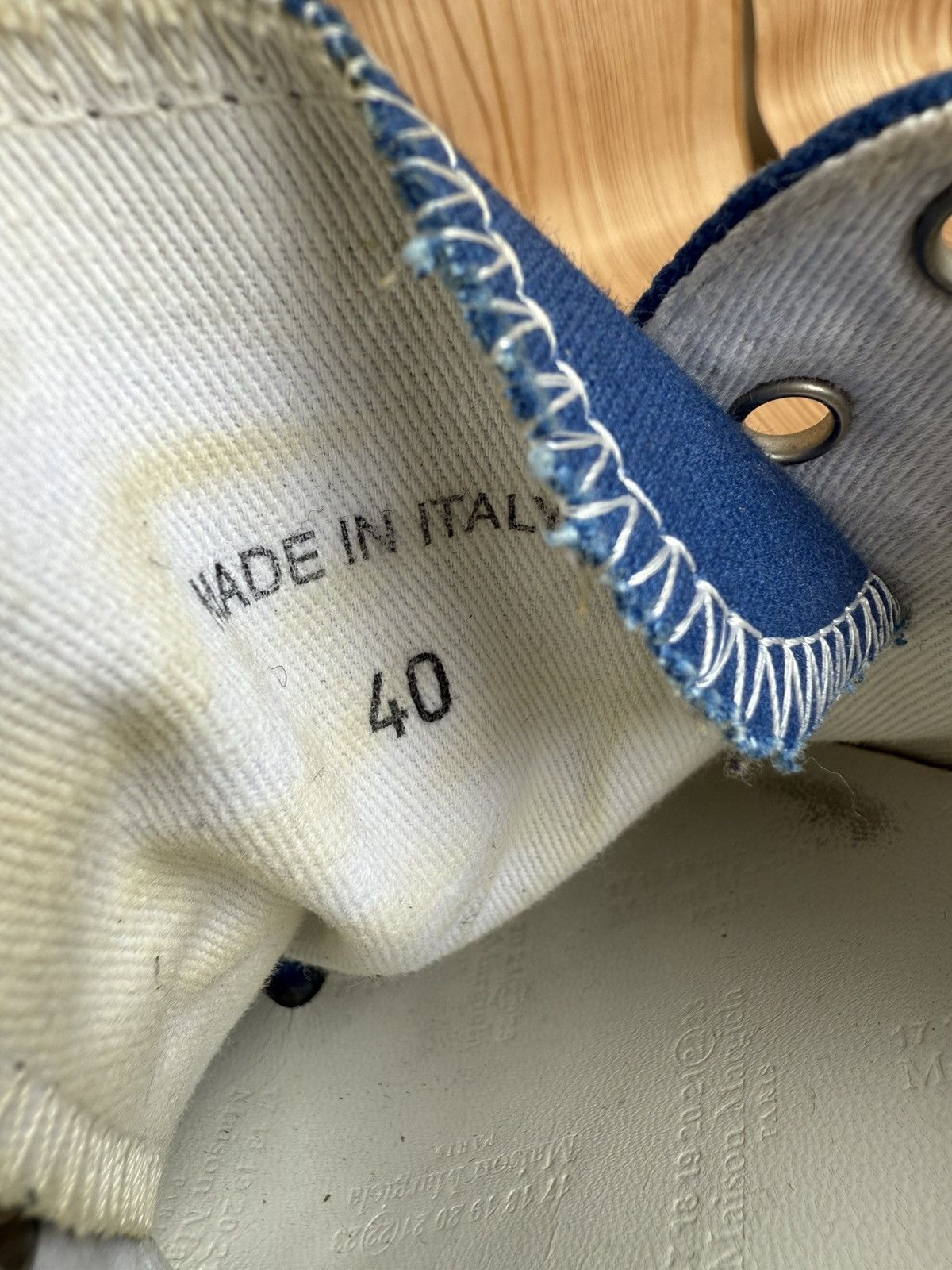 Maison Margiela Tabi canvas sneakers Size US 10 / IT 40 - 10 Thumbnail