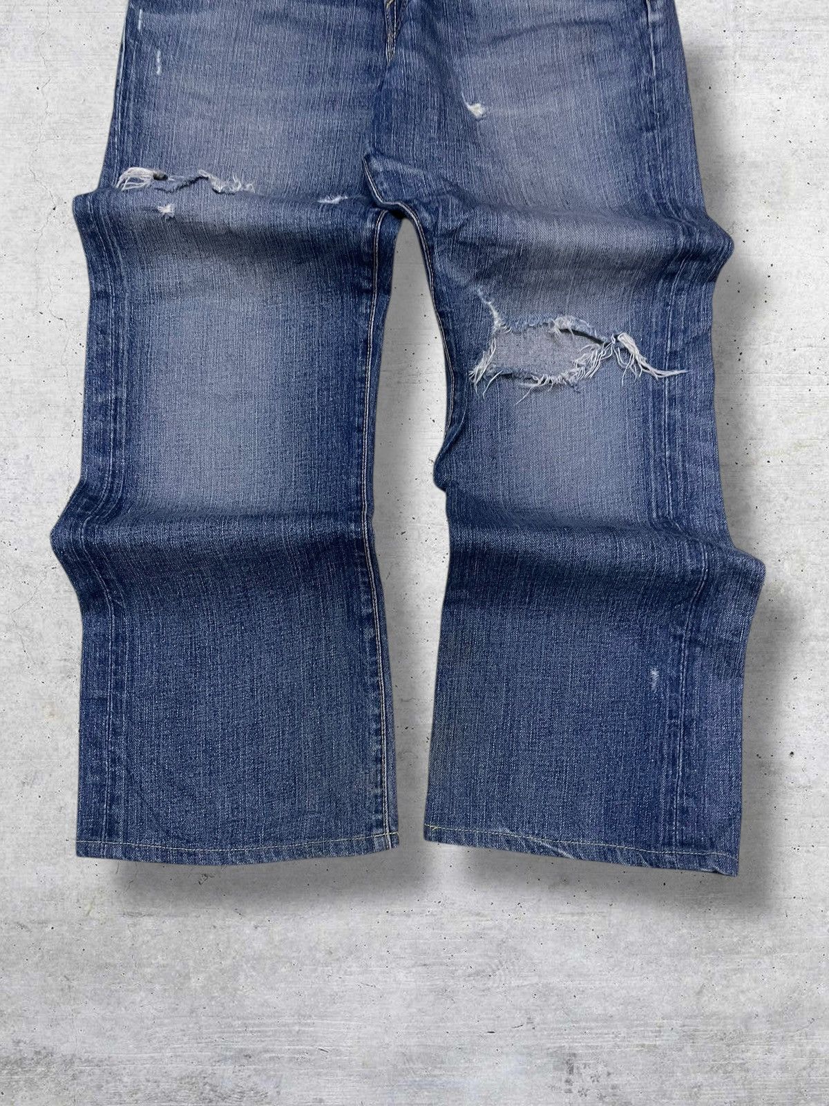 Abercrombie & Fitch VINTAGE ABERCROMBIE & FITCH 90S RIPPED OG REGULAR DENIM Size US 34 / EU 50 - 3 Thumbnail