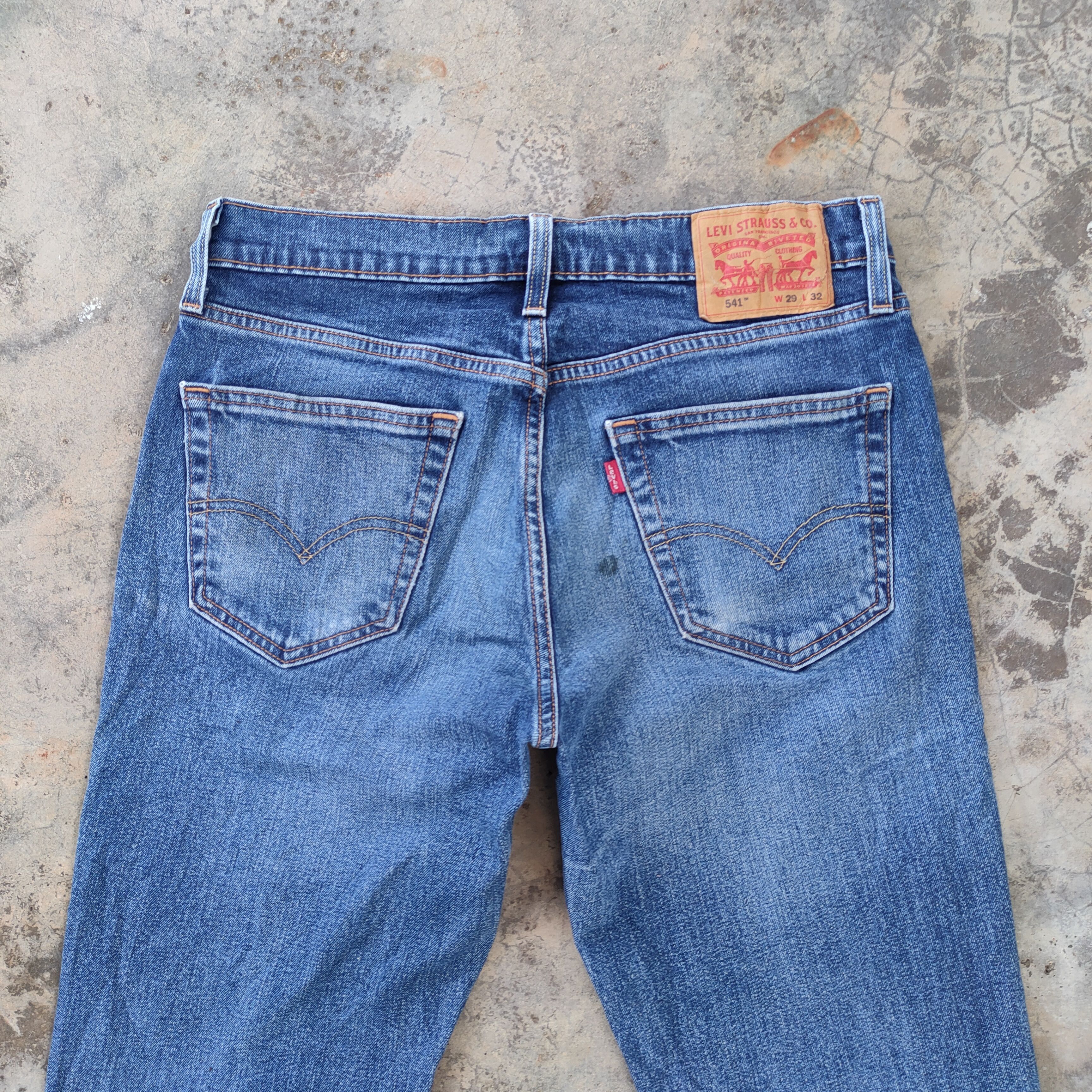 Jean × Levi's W31 LEVI'S 541 FADED SKINNY JEANS DENIM PANTS Size US 31 - 8 Thumbnail