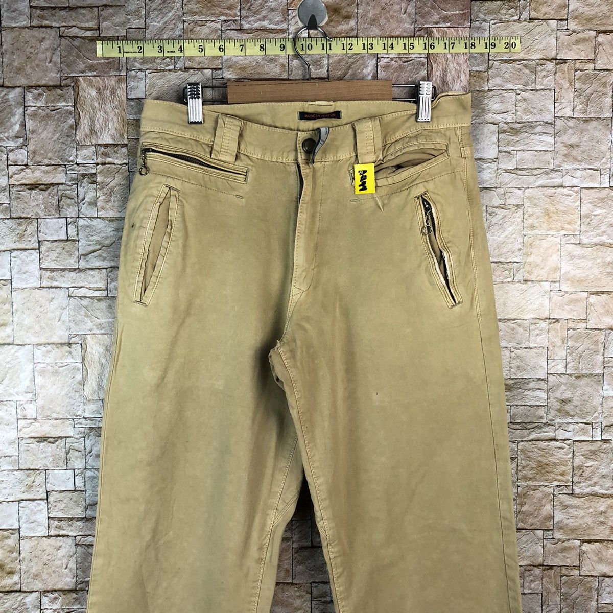 Japanese Brand Blue Way Made In Nippon Brown Casual Pants #A1144 Size US 32 / EU 48 - 5 Thumbnail