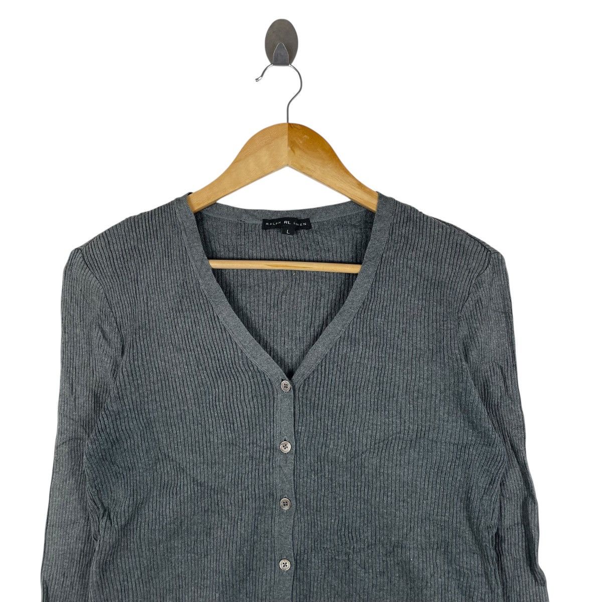 Ralph Lauren Vintage Ralph Lauren RL Knitwear Cardigan Sweater Size L / US 10 / IT 46 - 2 Thumbnail