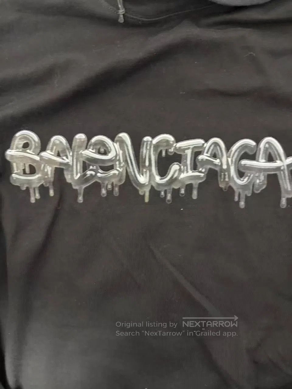 Balenciaga Balenciaga Men's Art Print Oversized Hooded T-Shirt. Size US L / EU 52-54 / 3 - 3 Thumbnail