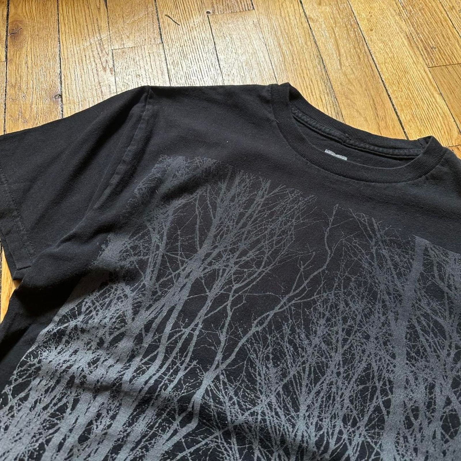 DC Black Faded Tight Y2K 2000s DC Skate Graphic AOP Shirt Size US S / EU 44-46 / 1 - 2 Thumbnail