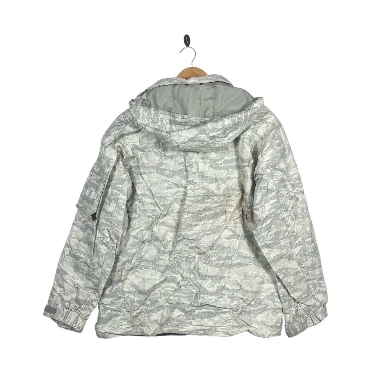 Vintage Kissmark Snowboard Ski Jacket Grey Camo Hooded Technical Size US S / EU 44-46 / 1 - 4 Thumbnail