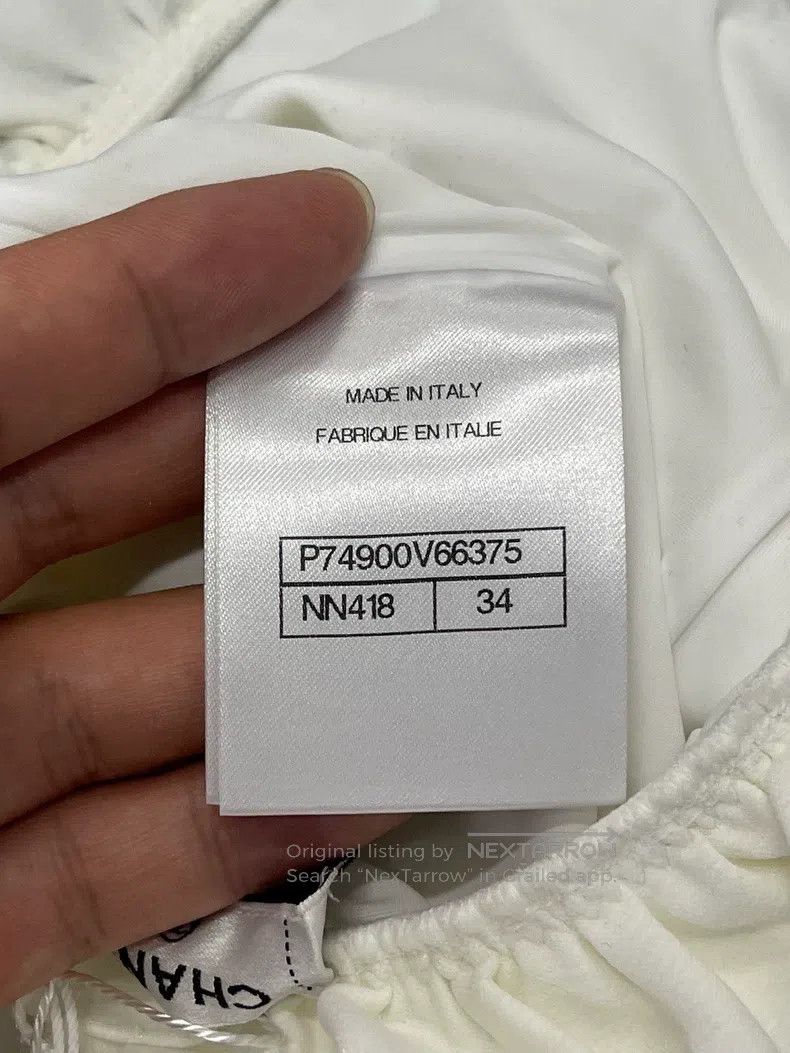 Chanel Chanel 23S white lace chain swimsuit Size 42" / US 20 - 4 Thumbnail