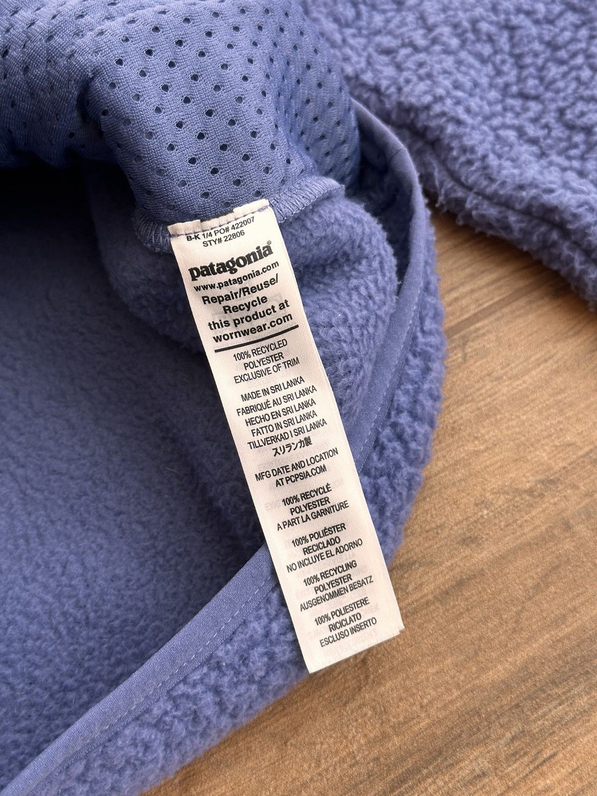 Patagonia × Vintage Vintage Patagonia Synchilla Blue Sherpa Jacket Size US S / EU 44-46 / 1 - 15 Thumbnail
