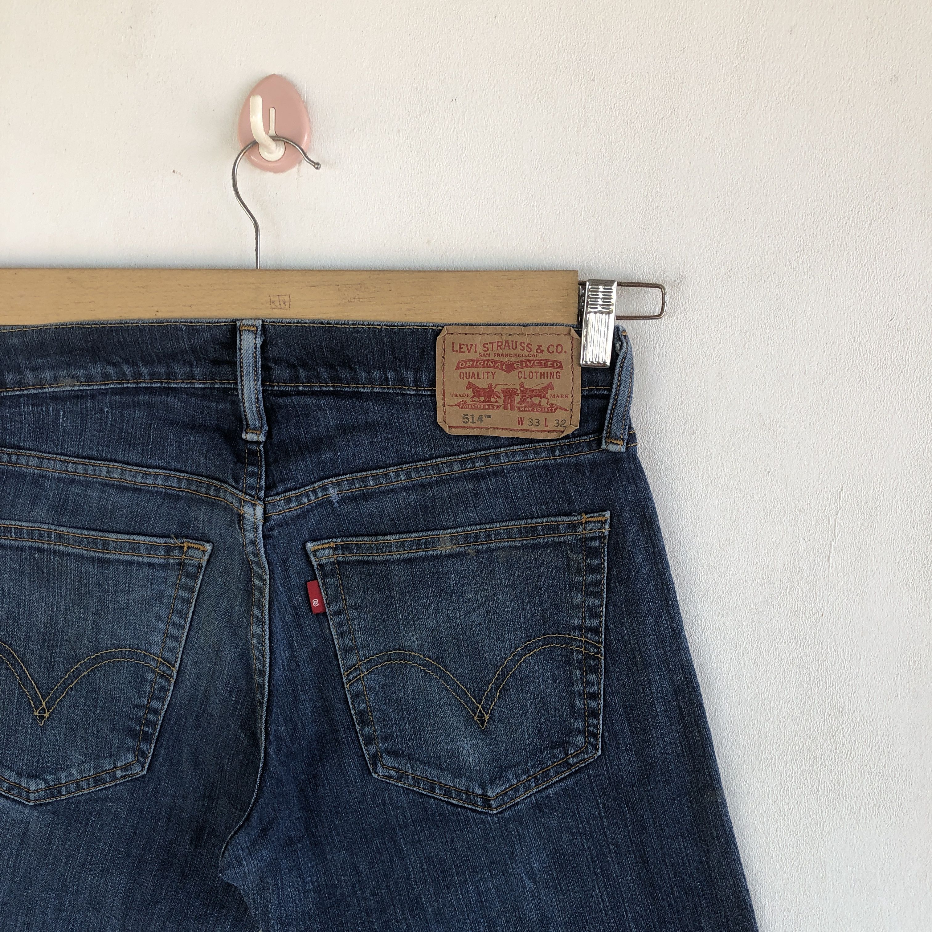 Levi's Vintage Y2K Levis 514 Faded Jeans Levi's Light Wash Denim Size US 30 / EU 46 - 5 Thumbnail