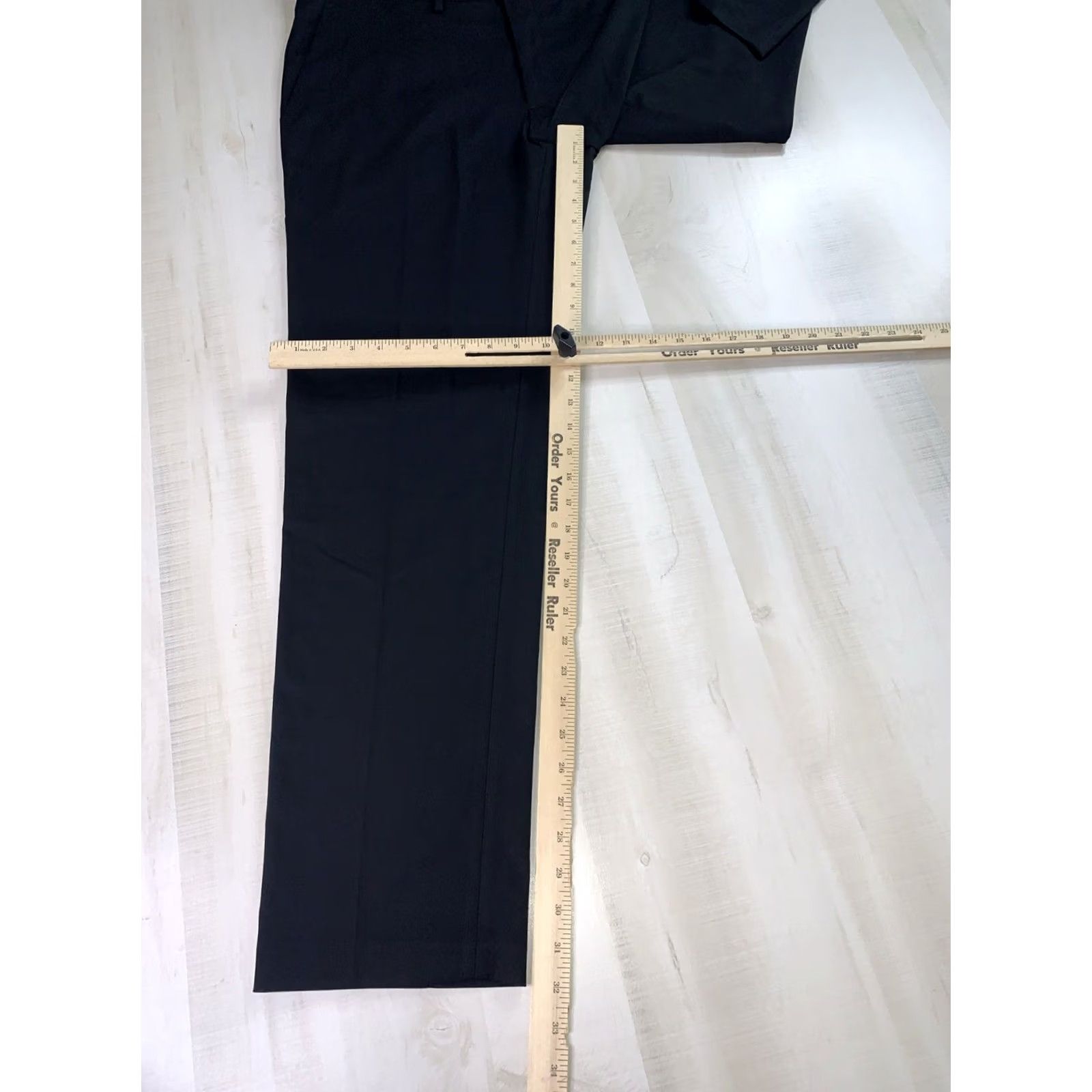 Haggar Haggar Dress Pants Mens 36x32 Straight Fit Black Premium EUC-12790 Size US 36 / EU 52 - 4 Thumbnail