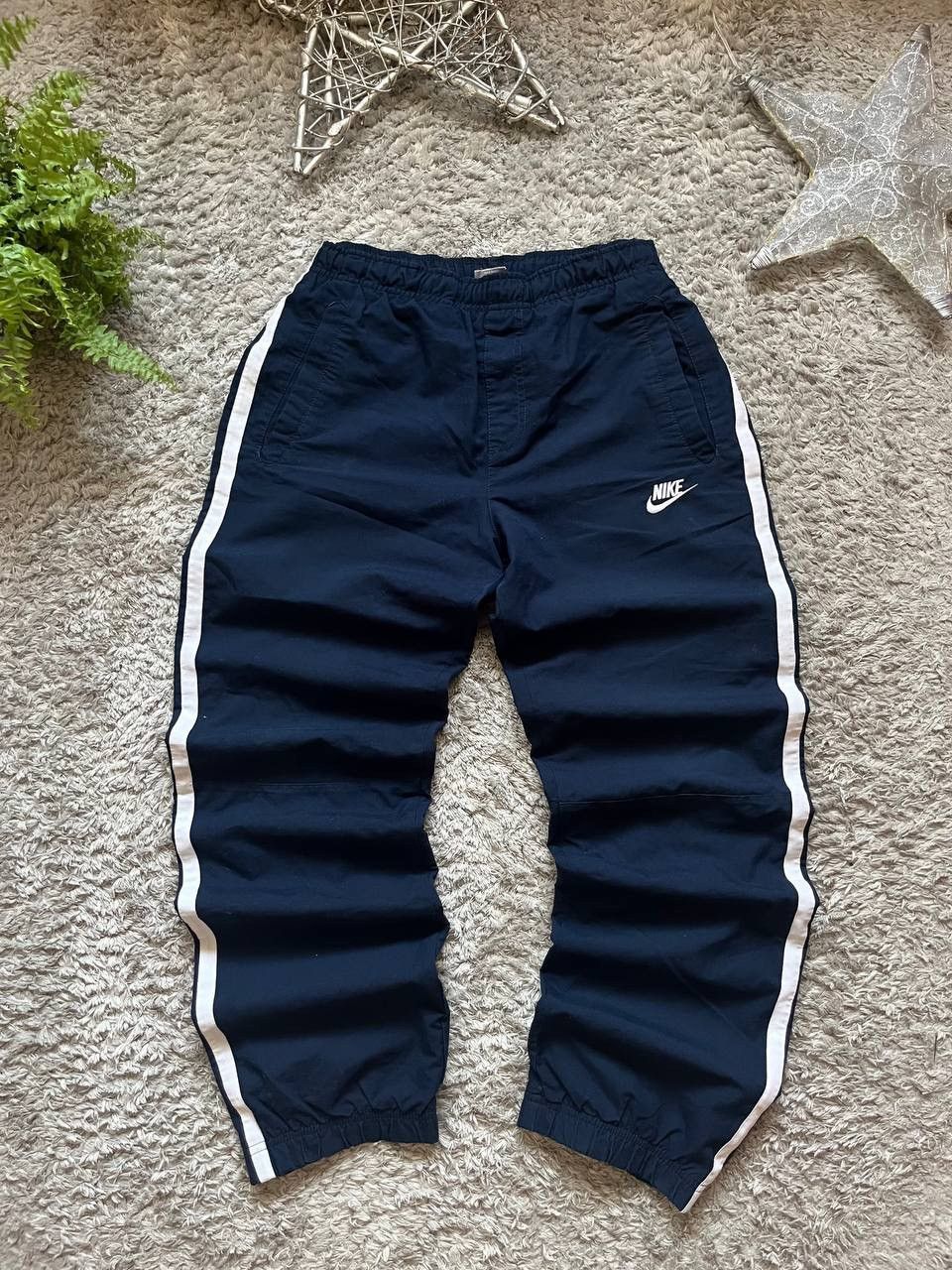 Nike × Vintage 00s Nike Vintage Pants Streetwear Logo Swoosh Rare Size US 32 / EU 48 - 1 Thumbnail
