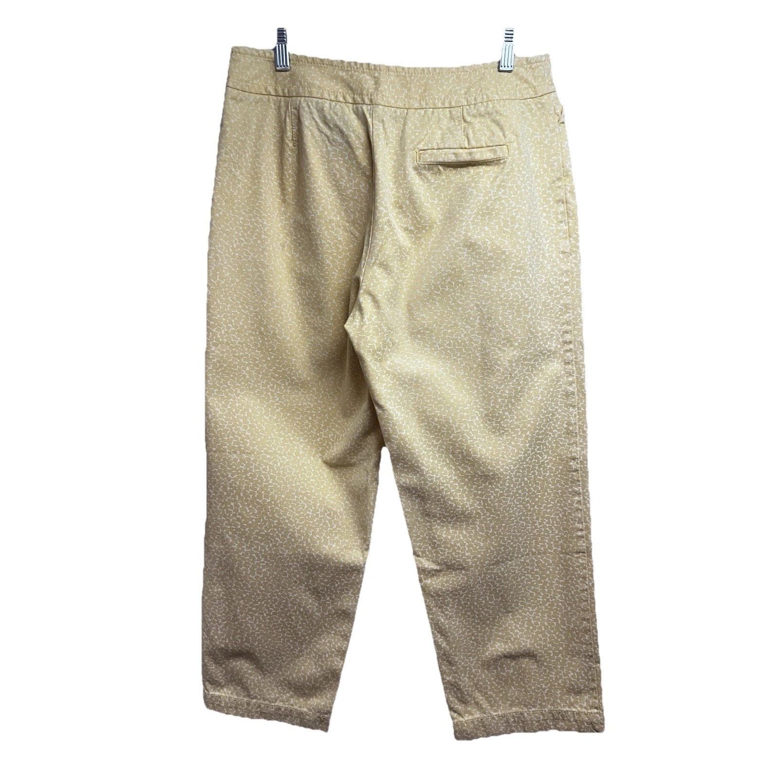 Liz Claiborne Liz Claiborne Audra Yellow Denim Crop Denim Ankle Pants 10 Size 32" / US 10 / IT 46 - 2 Thumbnail