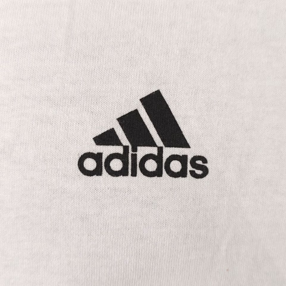 Adidas VINTAGE Adidas T Shirt Mens Size Medium White Y2K OVERSIZED Fit Streetwear Size US M / EU 48-50 / 2 - 3 Thumbnail