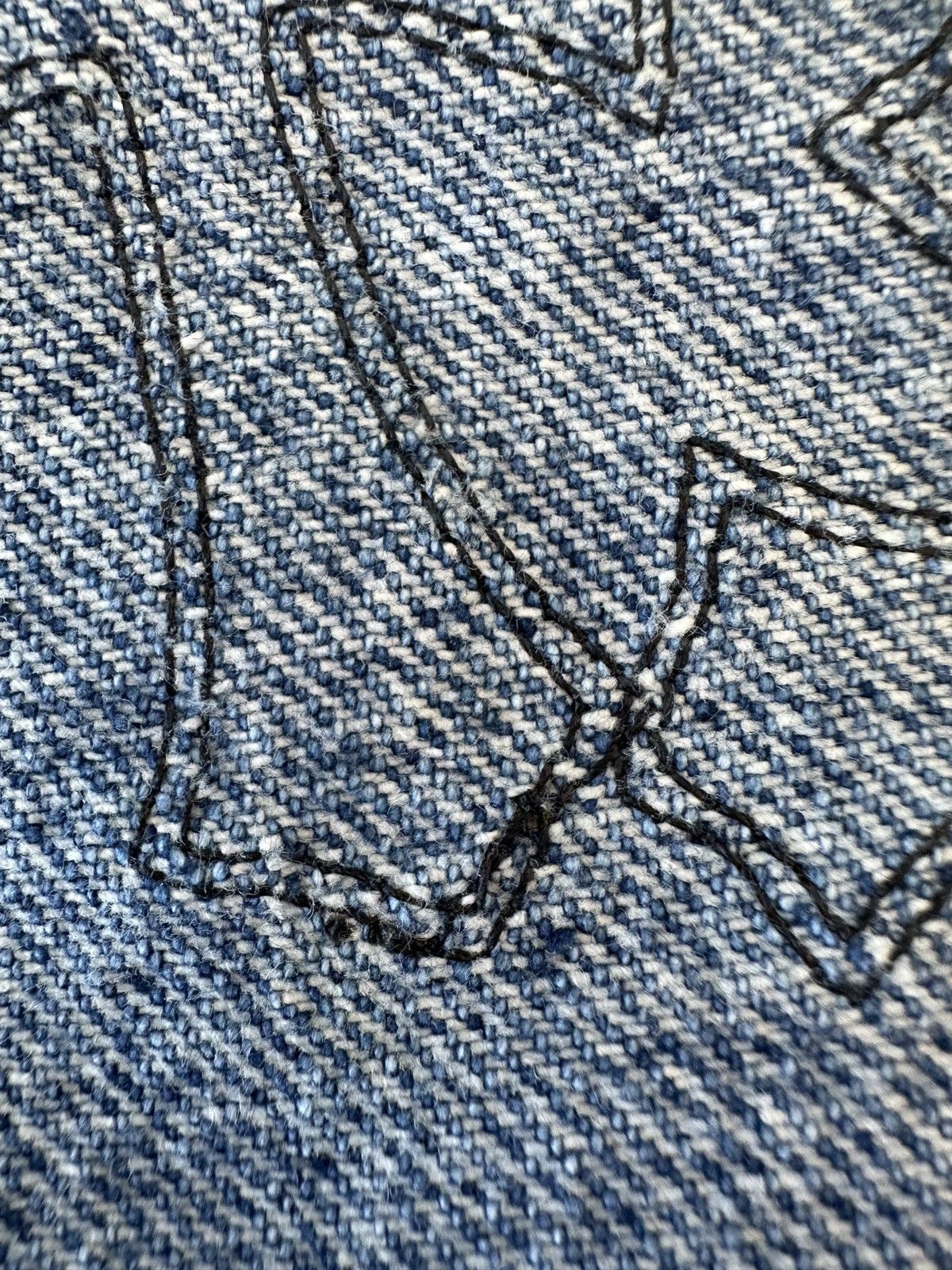 Chrome Hearts Chrome Hearts Levi's 505 Flooded Black Cross Patch Jeans Size US 36 / EU 52 - 6 Thumbnail