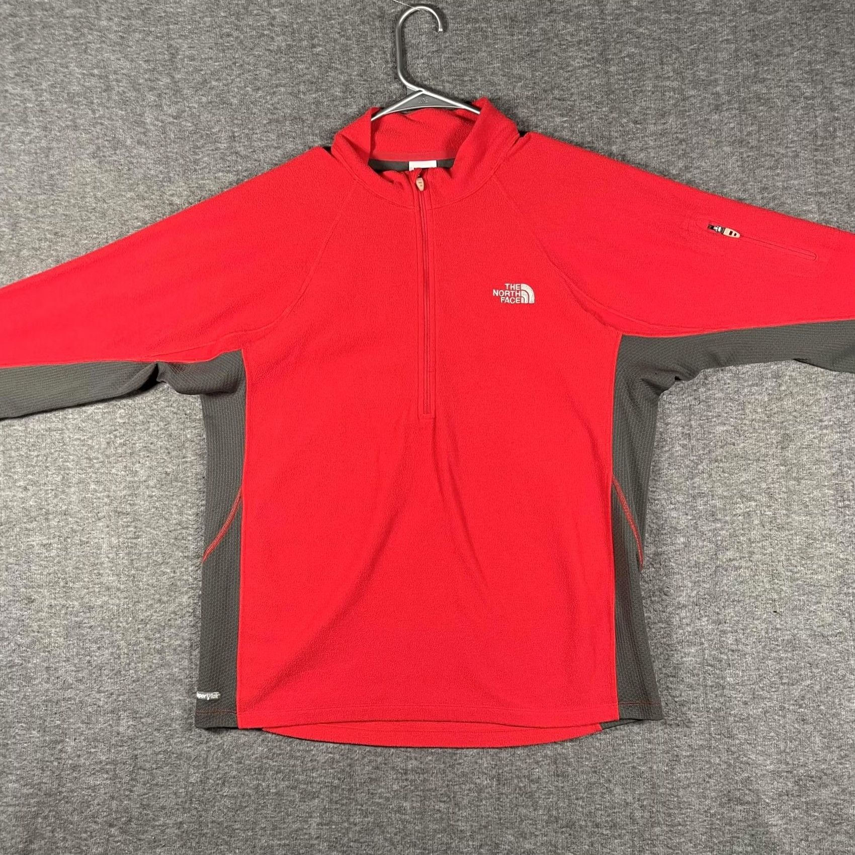 The North Face The North Face Flight Series Pullover Mens M Red Grey 1/4 Zip Fleece Top Size US M / EU 48-50 / 2 - 3 Thumbnail