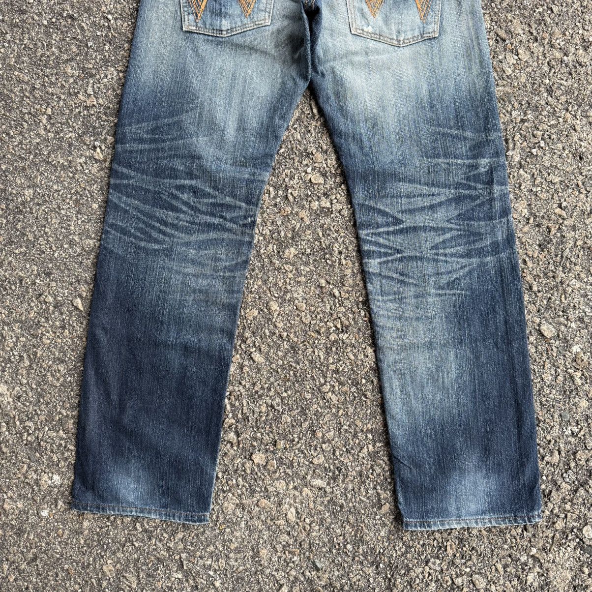 Edwin VINTAGE EDWIN RIPPEP KNEE FADED JEAN DENIM PANTS Size US 32 / EU 48 - 12 Thumbnail