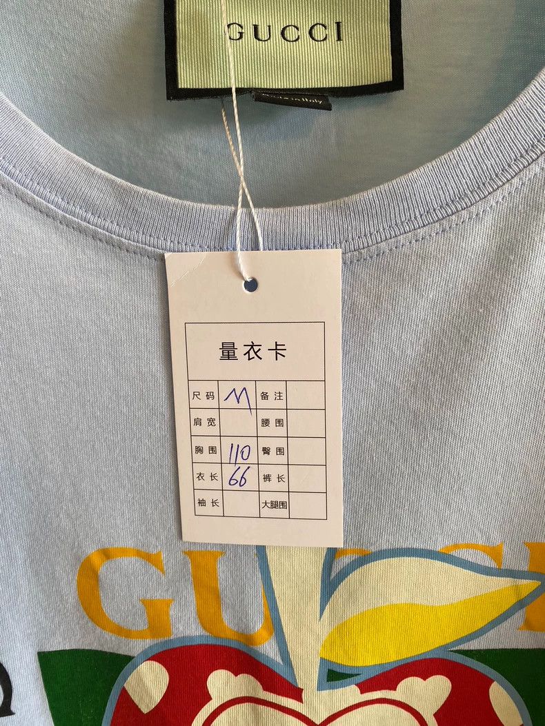 Gucci GucciApple letter short-sleeved T-shirt 2503-Nextarrow Size US M / EU 48-50 / 2 - 8 Thumbnail