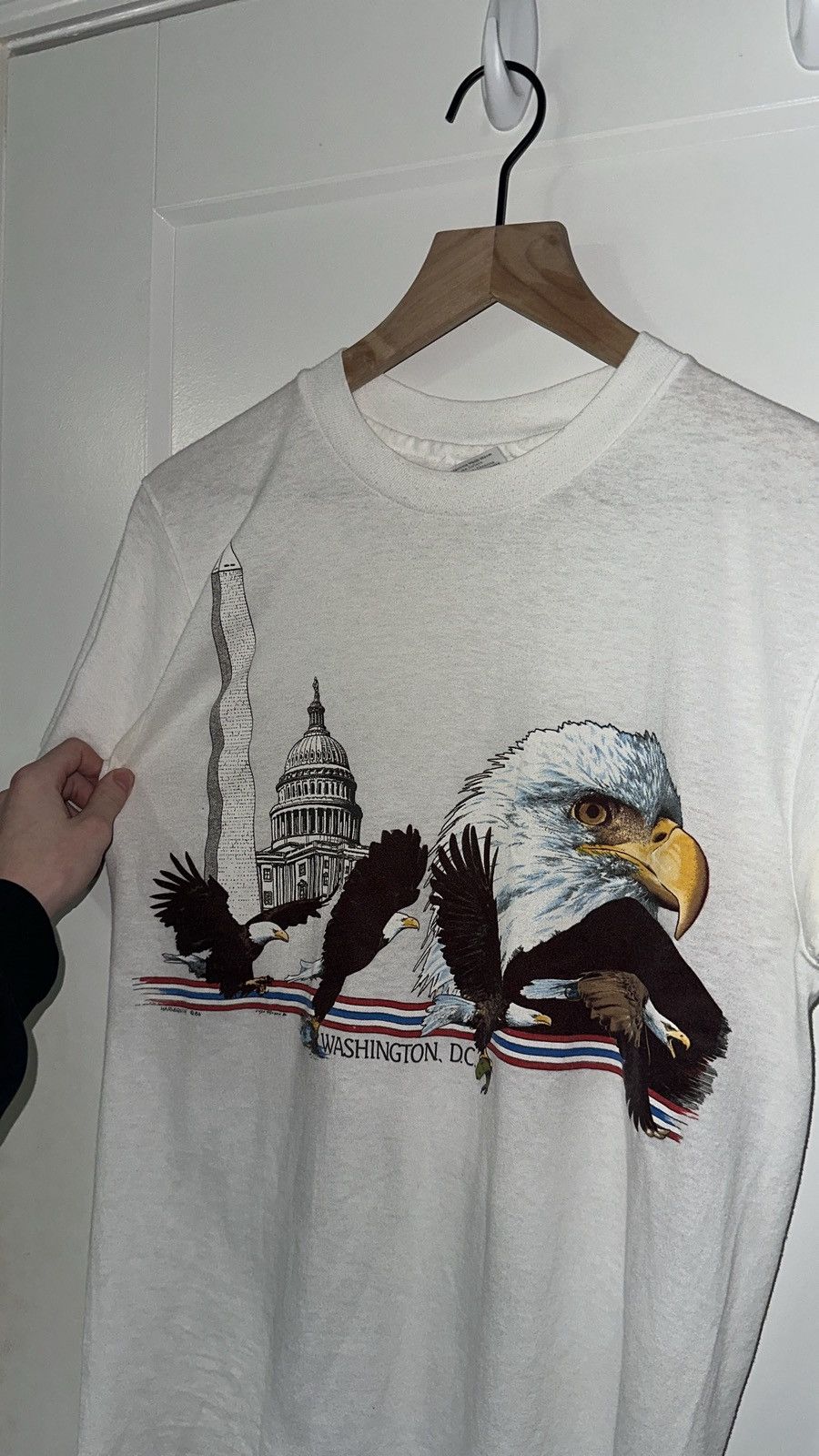Vintage Paper Thin Eagle Shirt Size US M / EU 48-50 / 2 - 2 Thumbnail