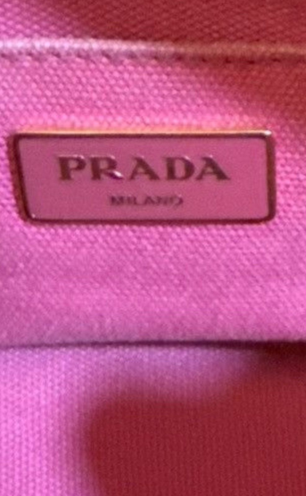Prada PRADA Logo Canapa Mini Canvas Hand Bag Tote Size ONE SIZE - 16 Thumbnail