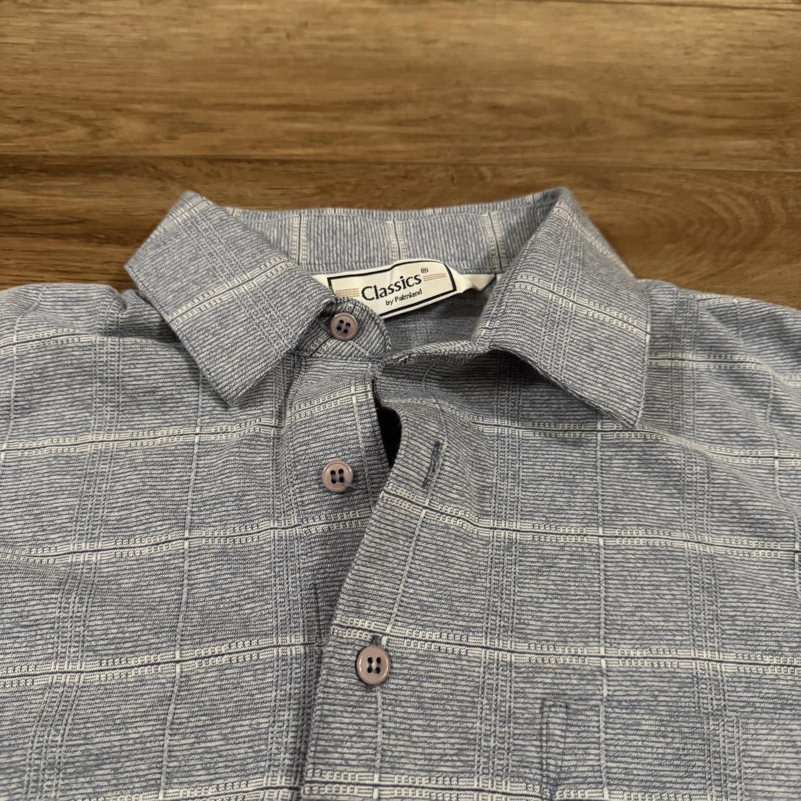 Other Vintage 90s Classics by Palmland Striped Polo Pocket Shirt Size US M / EU 48-50 / 2 - 2 Thumbnail
