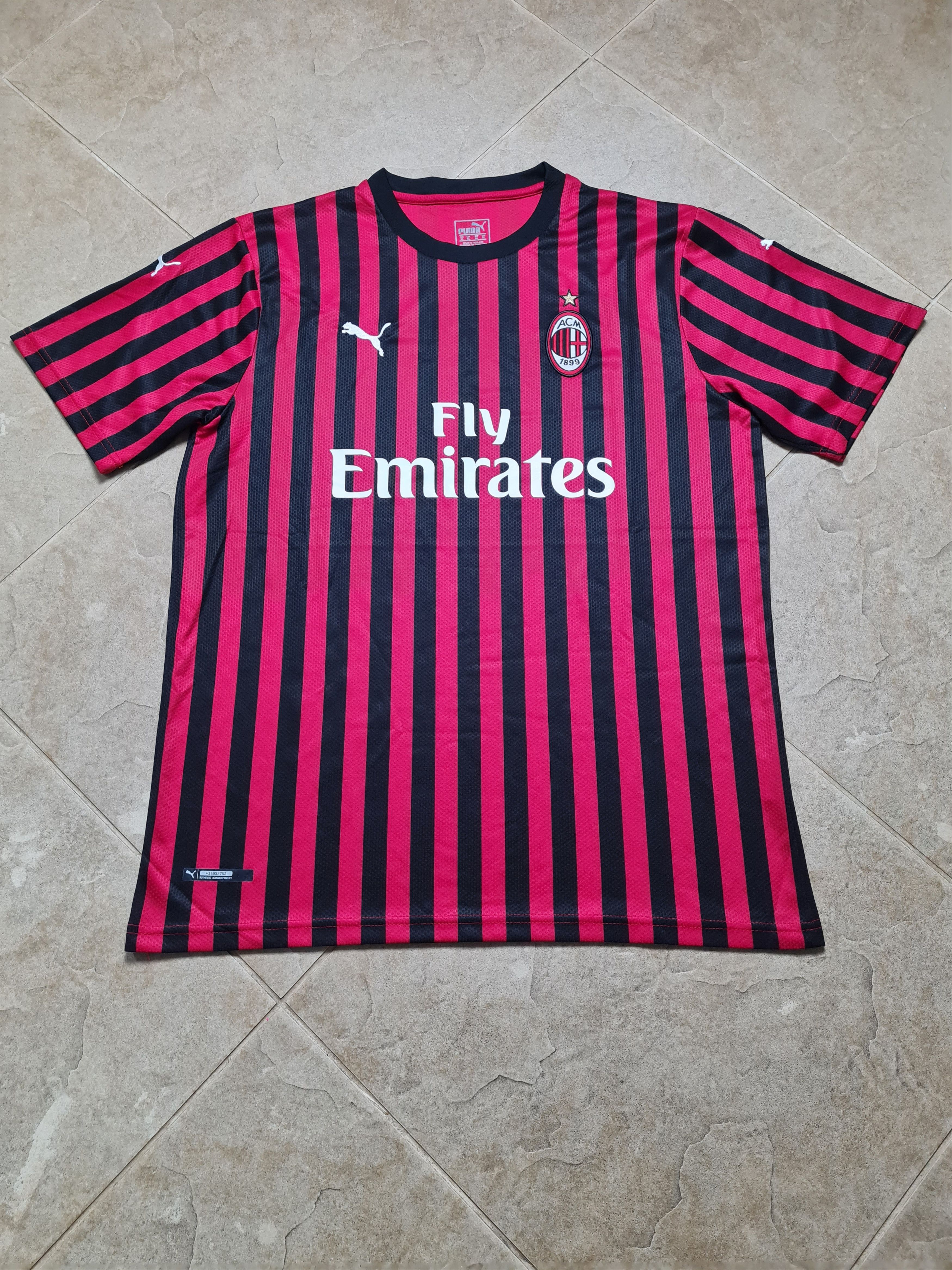 Puma MILAN 2019-2020 HOME FOOTBALL SHIRT PUMA 754419-06 Size US XL / EU 56 / 4 - 5 Thumbnail