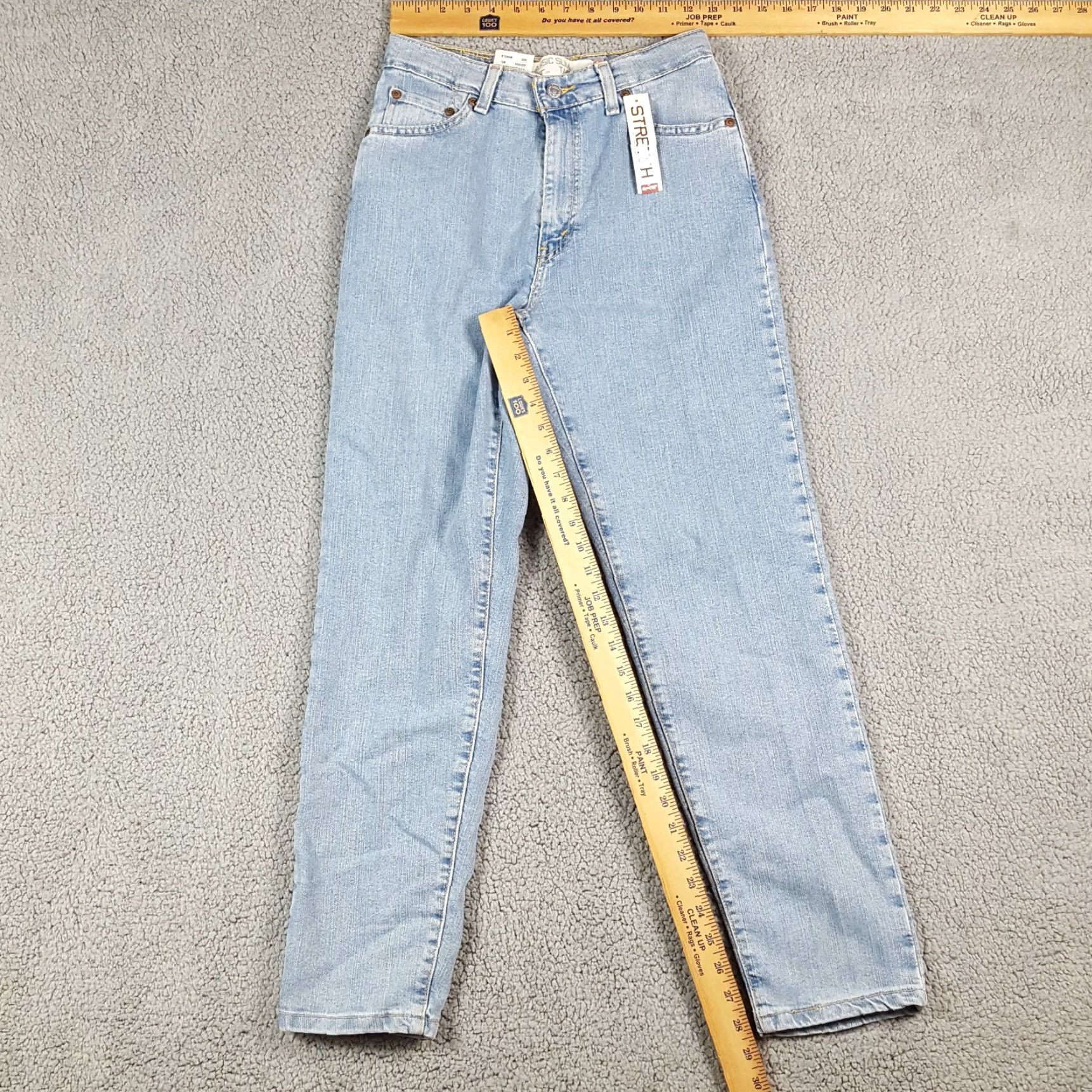 Levi's VINTAGE Levi's 512 Slim Tapered Stretch Denim Jeans Women's Size 6 Blue Y2K 90s Retro Size 28" / US 6 / IT 42 - 6 Thumbnail