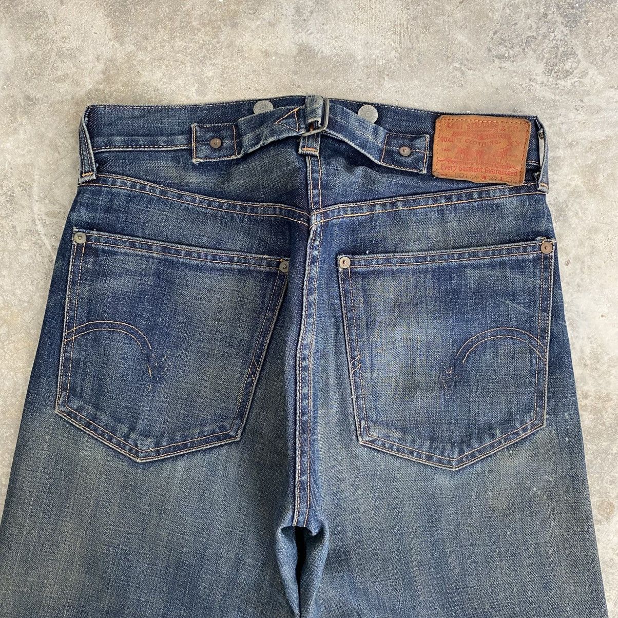 Levi's Vintage Levis 501XX Big E LVC Buckle Back Selvedge Jeans Size US 30 / EU 46 - 12 Thumbnail