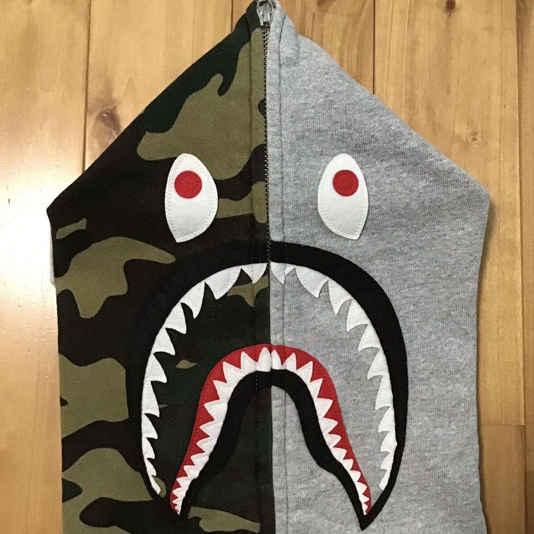 Bape × Nigo BAPE Woodland camo Shark full zip hoodie a bathing ape NIGO Size US S / EU 44-46 / 1 - 3 Thumbnail
