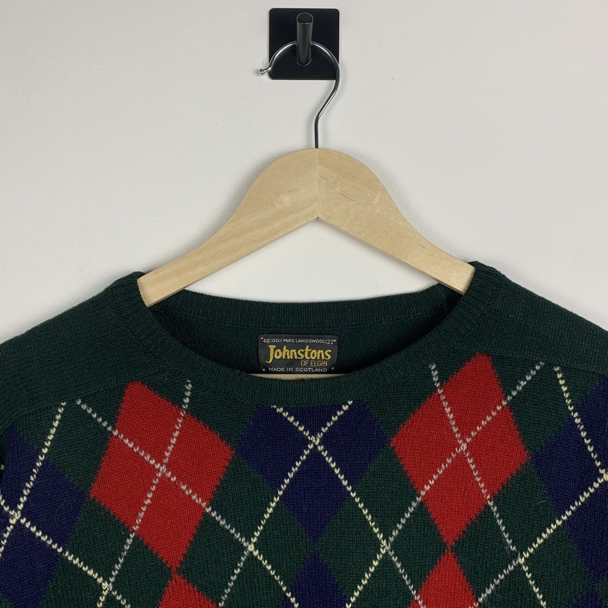 Johnstons Of Elgin Johnstons of Elgin Wool Sweater Green Vintage Mens Size M Size US M / EU 48-50 / 2 - 7 Thumbnail
