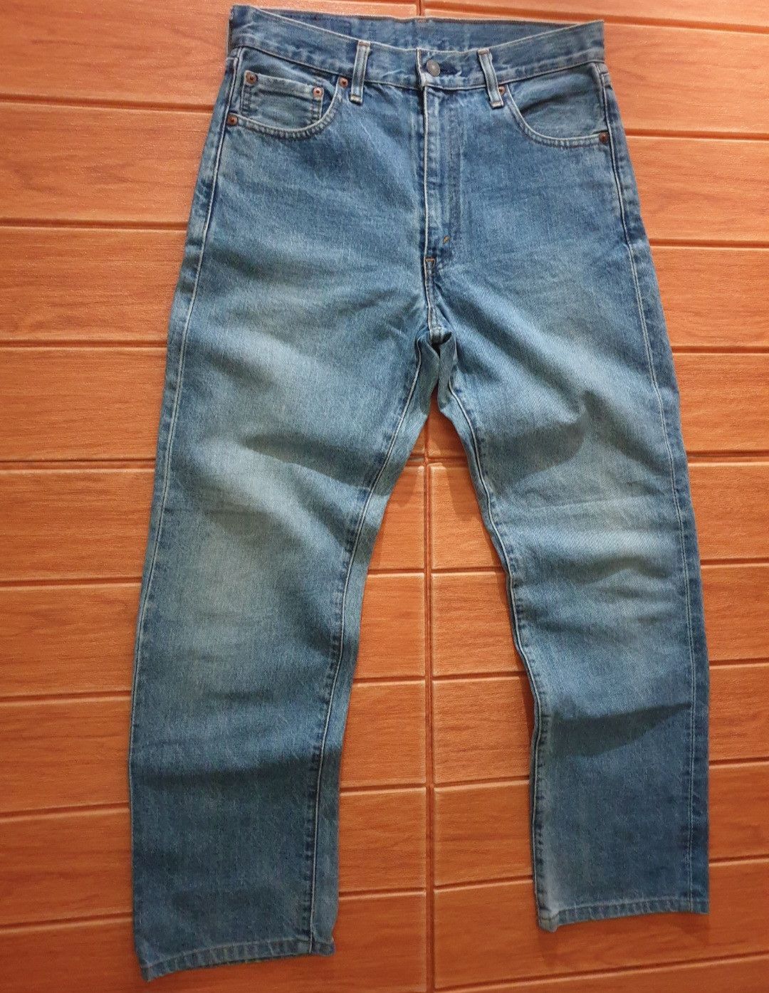 Levi's 💥Vintage Levis big E 502 Salvedge J22 denim pant Size US 30 / EU 46 - 18 Thumbnail