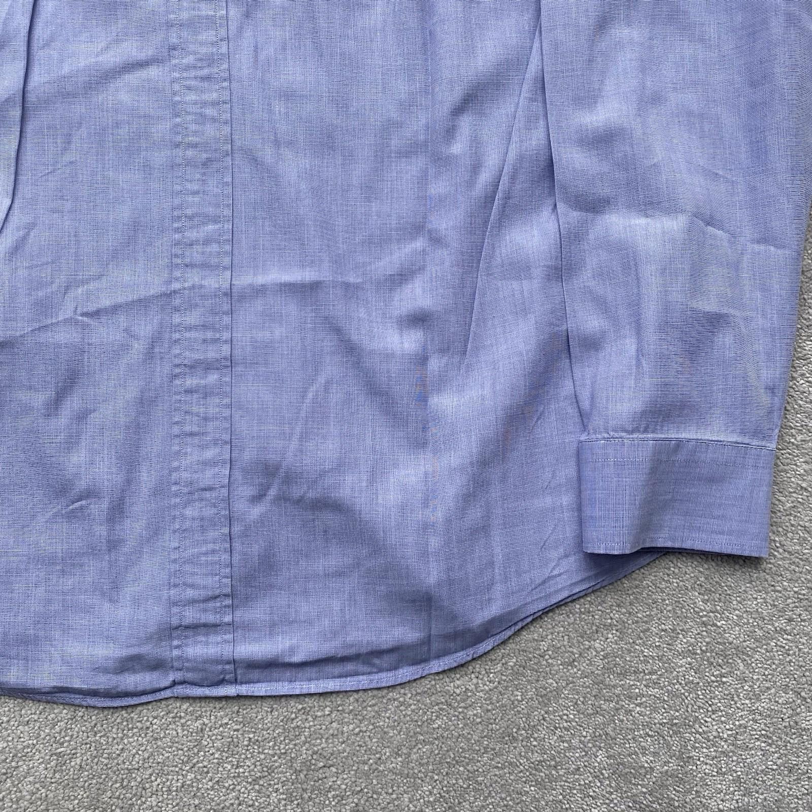 Gucci Gucci Men’s Button Up Shirt Blue Size 40/15.75 Size US M / EU 48-50 / 2 - 5 Thumbnail