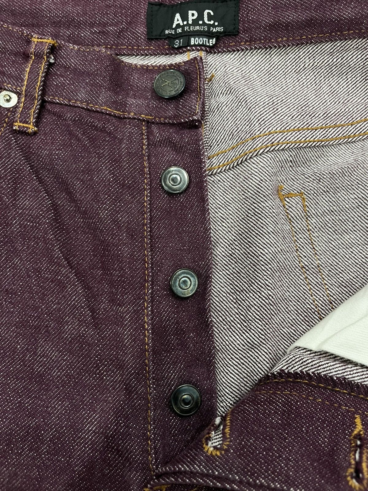Kapital APC RED LINE DENIM Size US 30 / EU 46 - 7 Thumbnail