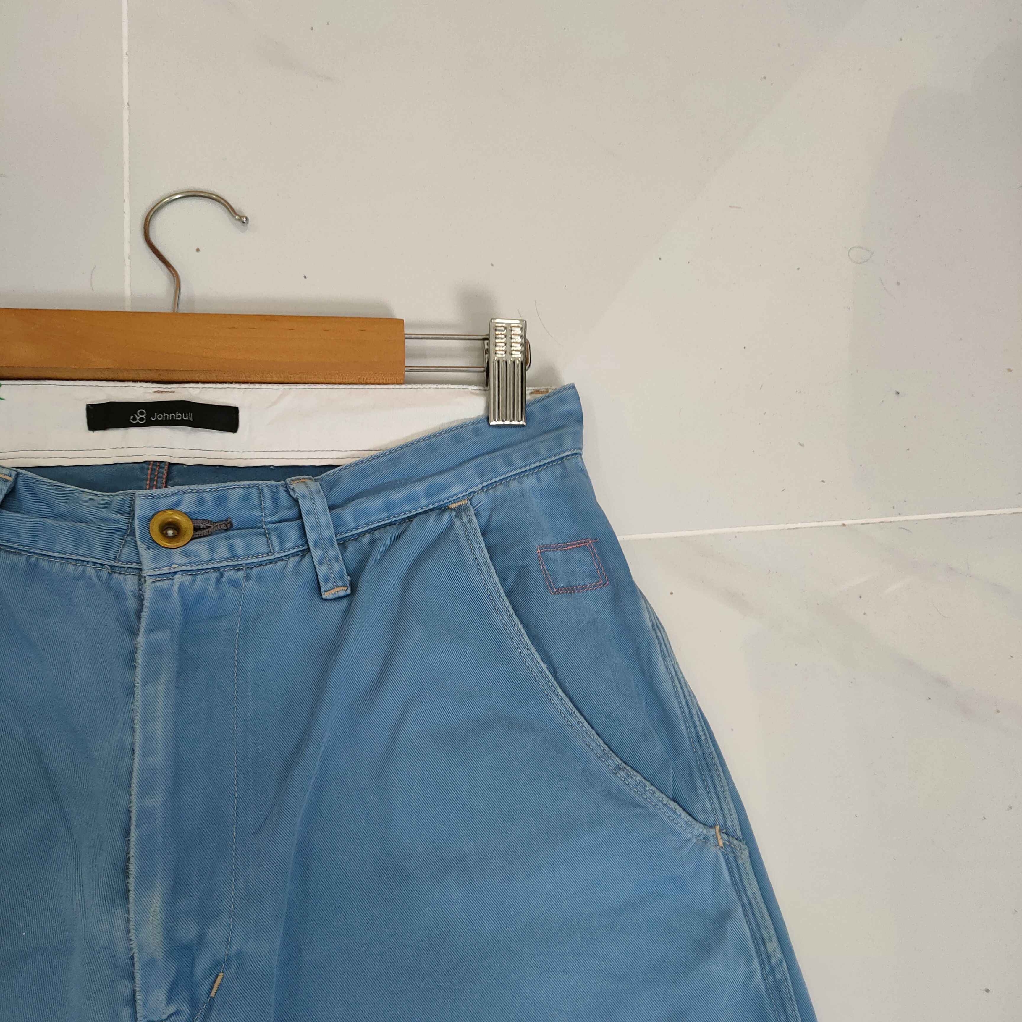 Johnbull VINTAGE JOHN BULL DISTRESSED KNEE TROUSERS CHINO PANTS Size US 29 - 8 Thumbnail