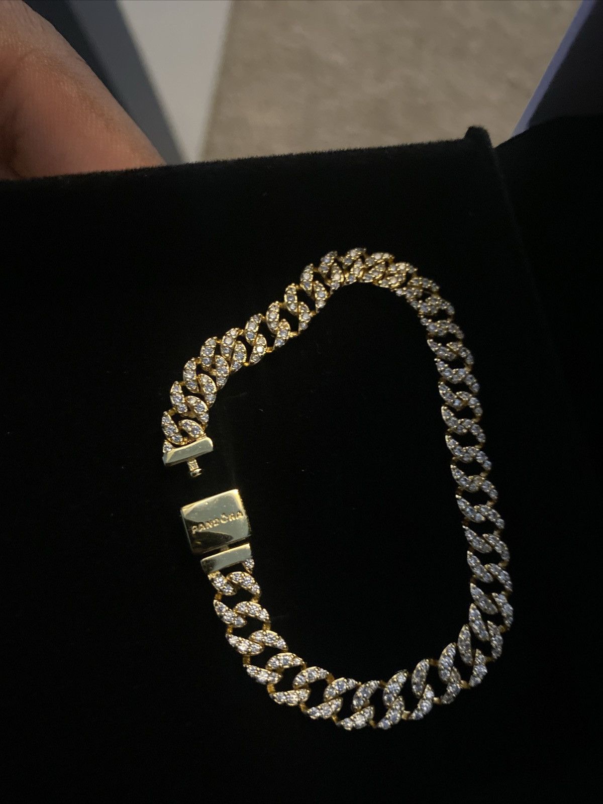 pandora Gold Pandora Cuban link bracelet Size ONE SIZE - 2 Thumbnail