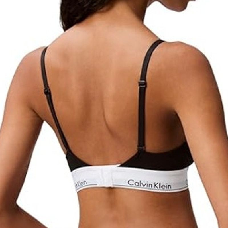 Calvin Klein NWT New Calvin Klein Womens XL Triangle Bralette Bra Size XL / US 12-14 / IT 48-50 - 2 Thumbnail