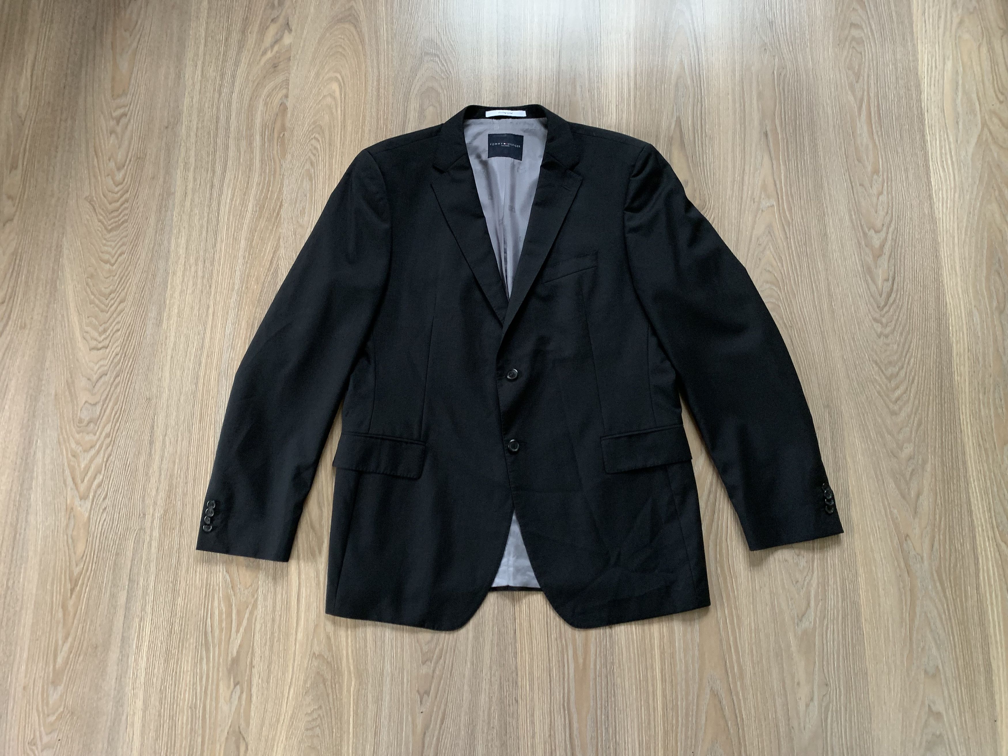 Tommy Hilfiger Tommy Hilfiger Classic Black Blazer Size 46R - 1 Thumbnail