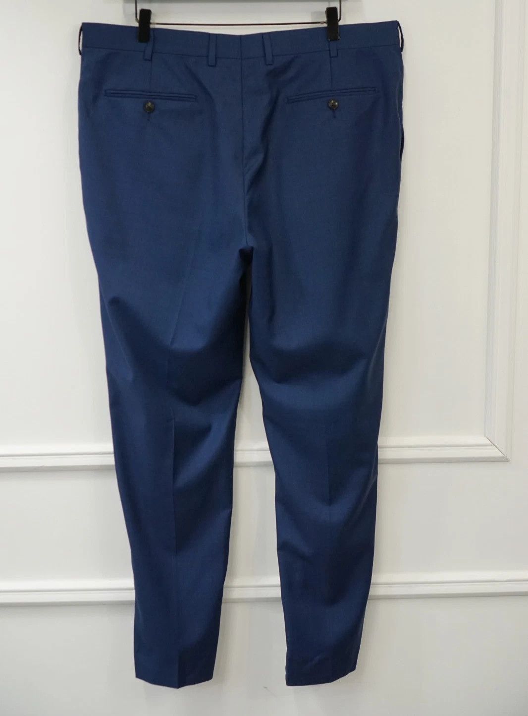Suitsupply Men Suitsupply Pants Navy Blue Pure Wool Size 28 UK/US46S Size 46S - 2 Thumbnail