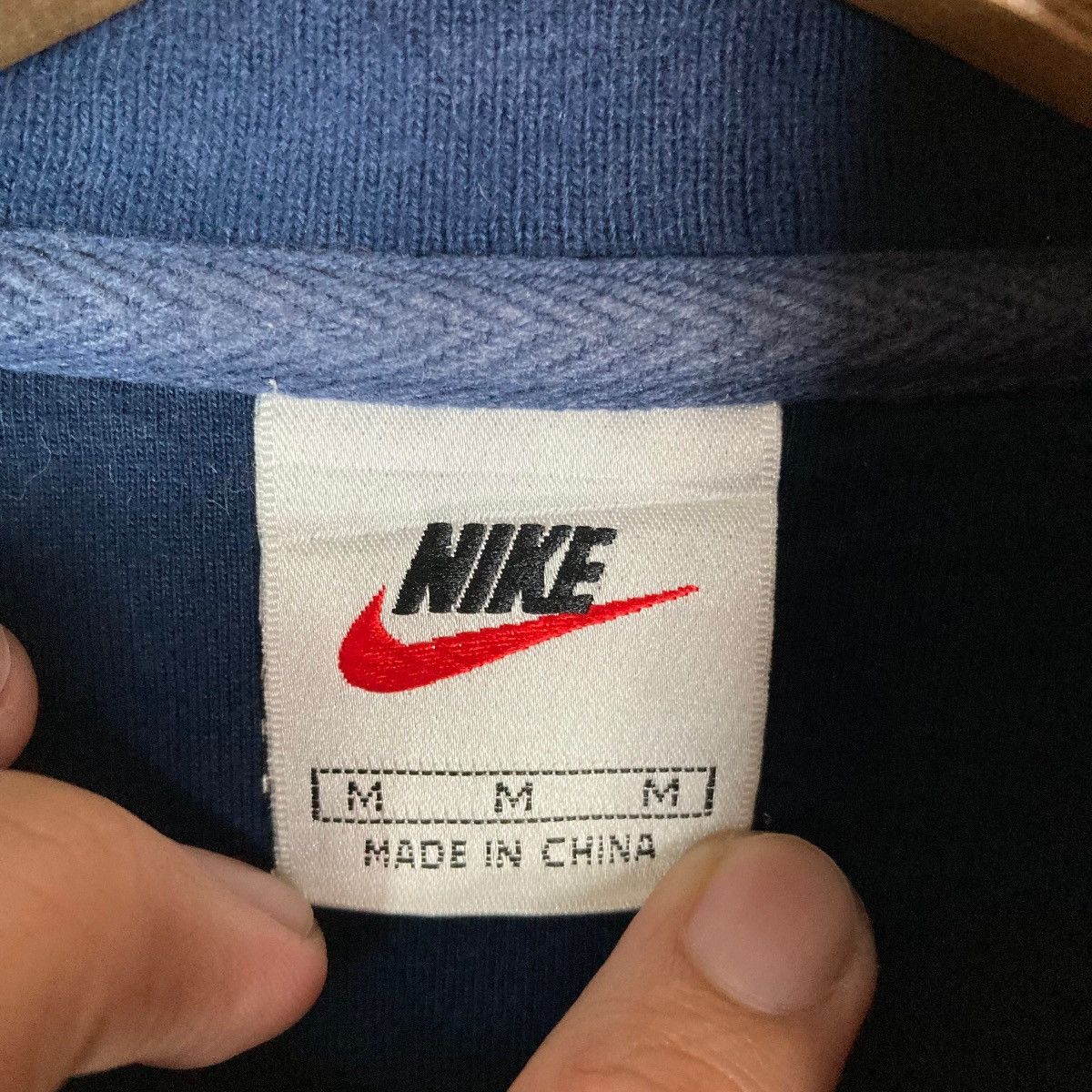 Nike Nike BOX Logo Quarter Zip Pullover Jumper Sweatshirt Size US M / EU 48-50 / 2 - 8 Thumbnail