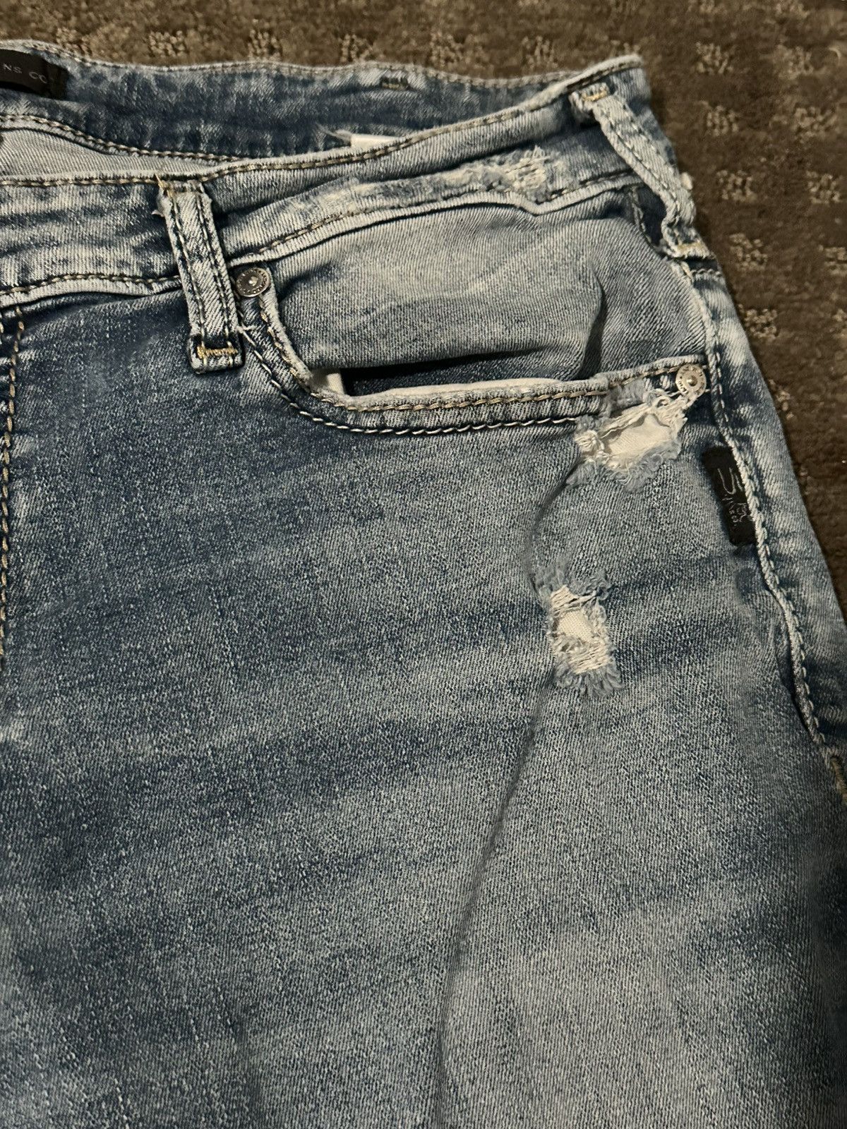 Silver Jeans Co. Silver Jace Slim Fit Bootcut Jeans Size US 38 / EU 54 - 4 Thumbnail