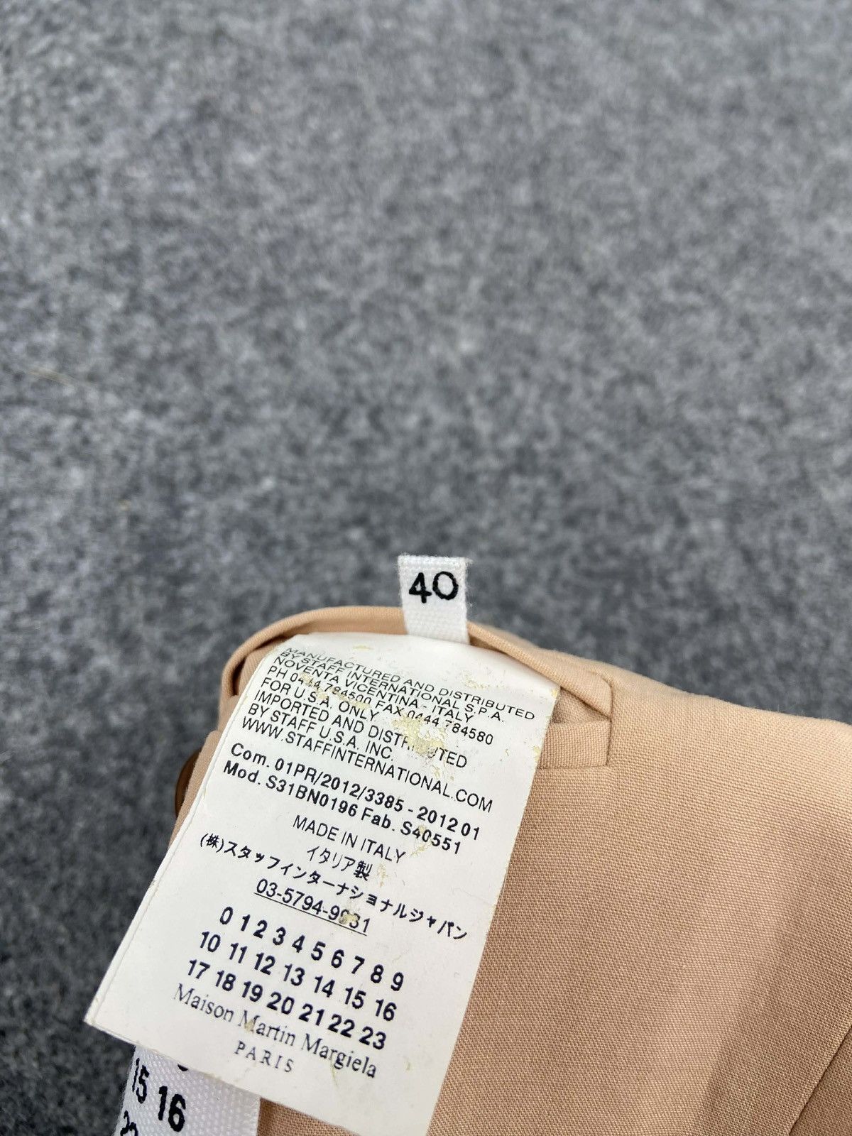 Maison Margiela Maison Martin Margiela - Line 4 SS12 Pastel Orange Suit Set Size S / US 4 / IT 40 - 7 Thumbnail