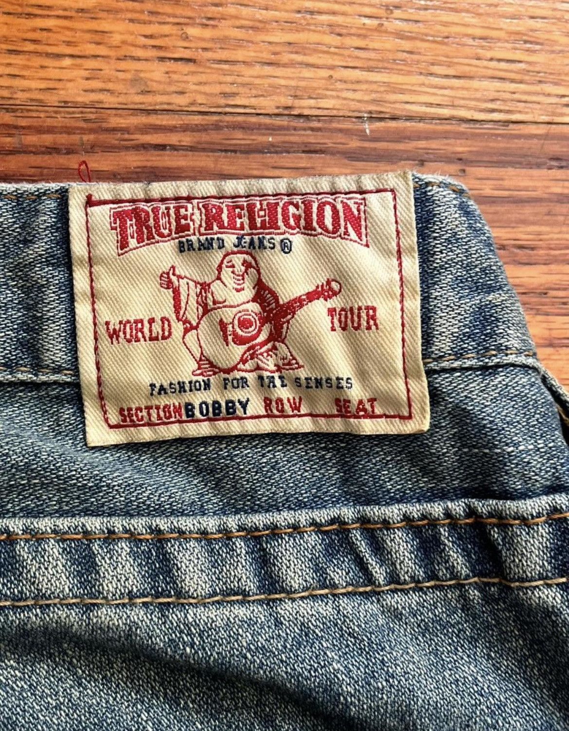 True Religion 2004 True Religion Denim Jeans Low-Rise Fit Size 27" / US 4 / IT 40 - 3 Thumbnail