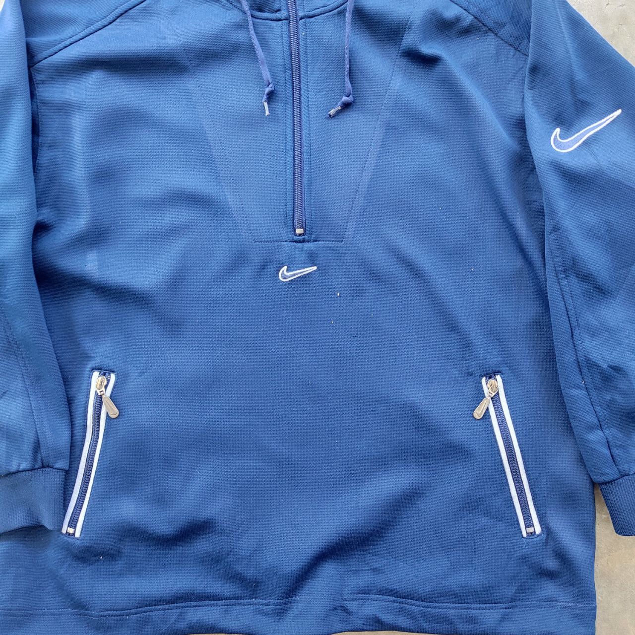 Nike Vintage 90s Nike Half-Zip Hoodie Size US L / EU 52-54 / 3 - 3 Thumbnail