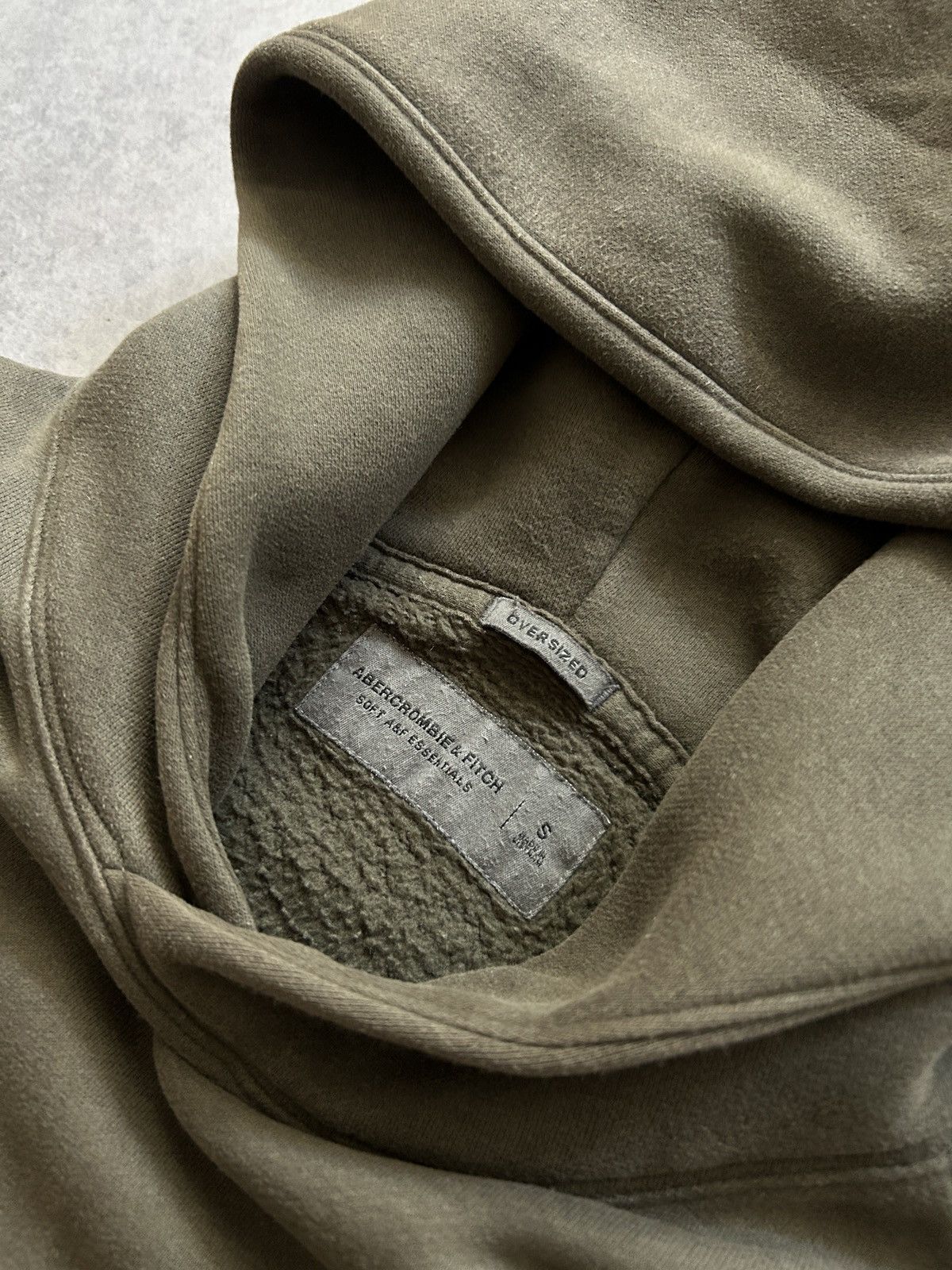 Abercrombie & Fitch Abercrombie & Fitch Essentials olive hoodies mens oversized Size US S / EU 44-46 / 1 - 5 Thumbnail
