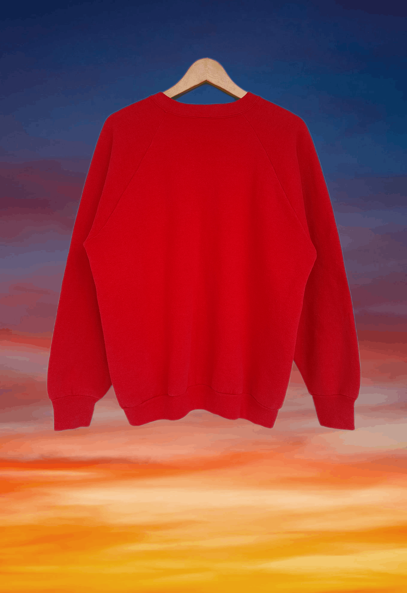 Fruit Of The Loom × Vintage Streetwear Vintage 80s Fruit of the loom Raglan Sweatshirt Size US L / EU 52-54 / 3 - 2 Thumbnail